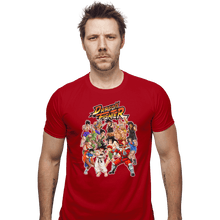Load image into Gallery viewer, Shirts Fitted Shirts, Mens / Small / Red Street Fighter DBZ
