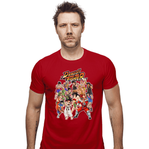 Shirts Fitted Shirts, Mens / Small / Red Street Fighter DBZ
