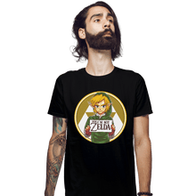Load image into Gallery viewer, Shirts Fitted Shirts, Mens / Small / Black Dude, I&#39;m Not Zelda
