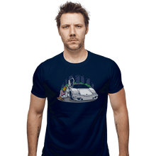 Load image into Gallery viewer, Shirts Fitted Shirts, Mens / Small / Navy Troy Wolf
