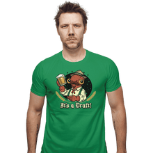Load image into Gallery viewer, Shirts Fitted Shirts, Mens / Small / Irish Green It&#39;s A Draft
