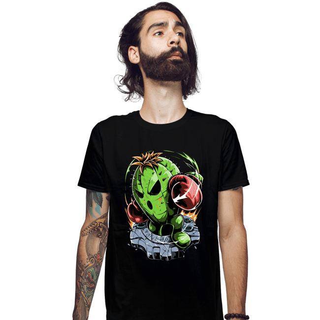 Secret_Shirts Fitted Shirts, Mens / Small / Black Battle Togemon