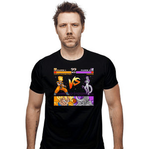 Shirts Fitted Shirts, Mens / Small / Black Goku VS Frieza