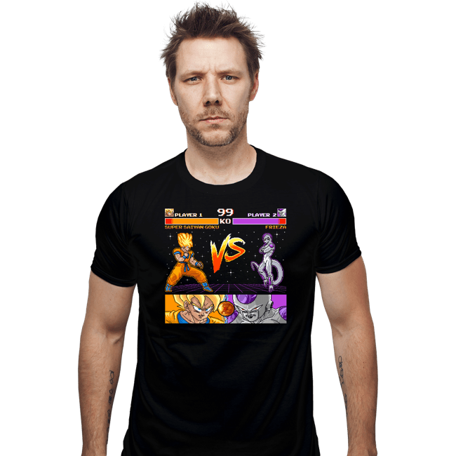 Shirts Fitted Shirts, Mens / Small / Black Goku VS Frieza