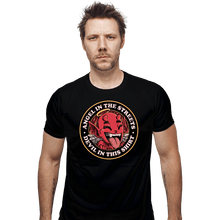 Load image into Gallery viewer, Secret_Shirts Fitted Shirts, Mens / Small / Black Angel In The Streets
