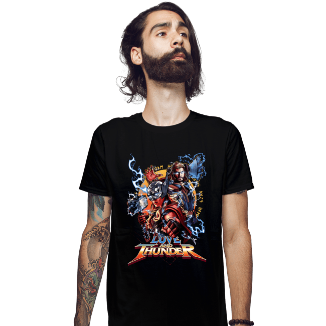 Shirts Fitted Shirts, Mens / Small / Black Love & Thunder