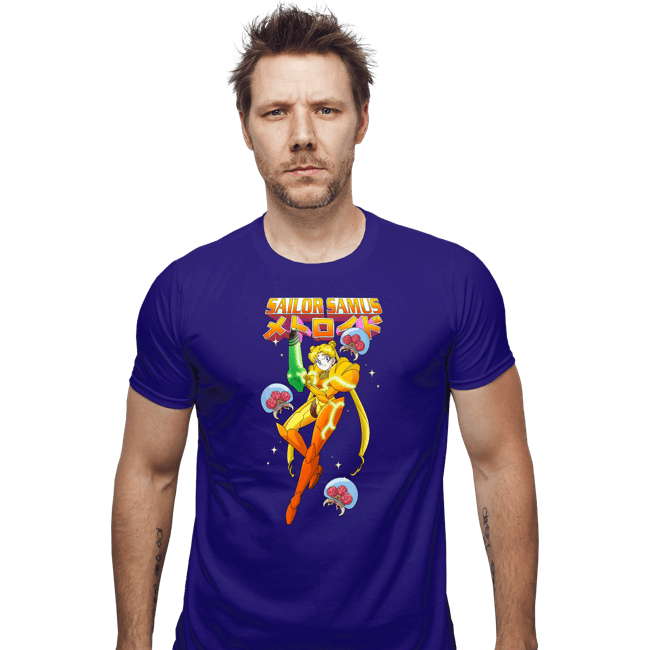 Secret_Shirts Fitted Shirts, Mens / Small / Violet Sailor Samus