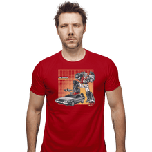 Load image into Gallery viewer, Shirts Fitted Shirts, Mens / Small / Red Marty McPrime
