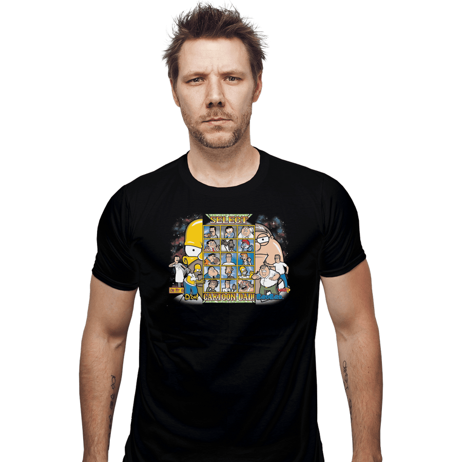 Shirts Fitted Shirts, Mens / Small / Black Clash Of Toon Dads