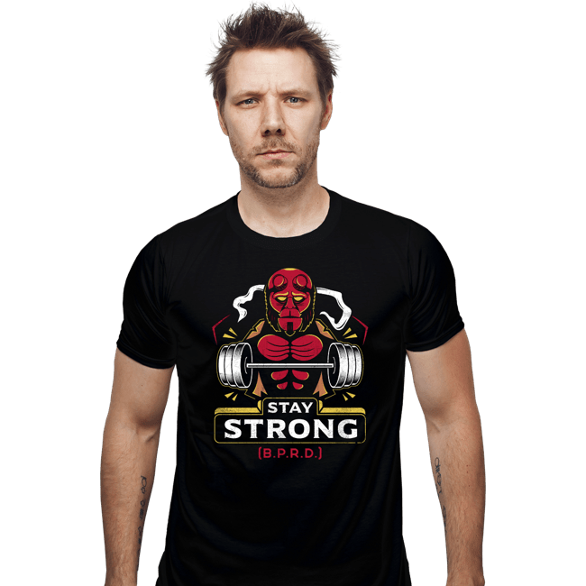 Shirts Fitted Shirts, Mens / Small / Black B.P.R.D. Fitness