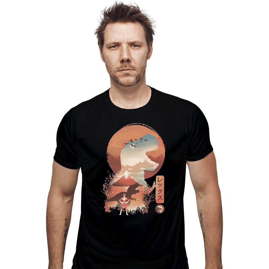 Shirts Fitted Shirts, Mens / Small / Black Red Ranger Ukiyoe