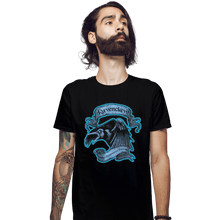 Load image into Gallery viewer, Shirts Fitted Shirts, Mens / Small / Black Ravenclaw
