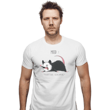 Load image into Gallery viewer, Shirts Fitted Shirts, Mens / Small / White Mood Possum
