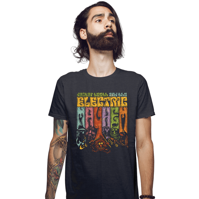 Daily_Deal_Shirts Fitted Shirts, Mens / Small / Dark Heather The Electric Mayhem