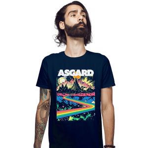 Shirts Fitted Shirts, Mens / Small / Navy Visit Asgard