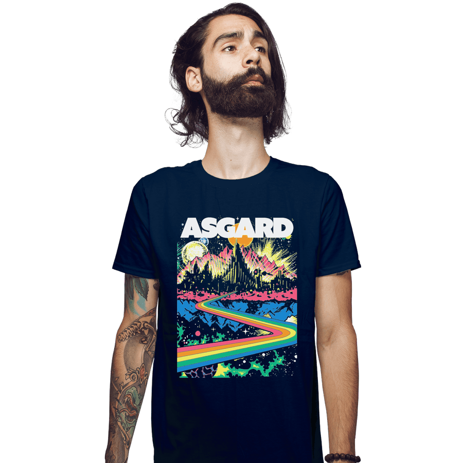 Shirts Fitted Shirts, Mens / Small / Navy Visit Asgard
