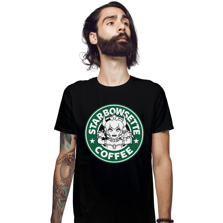 Shirts Fitted Shirts, Mens / Small / Black Starbowsette Coffee