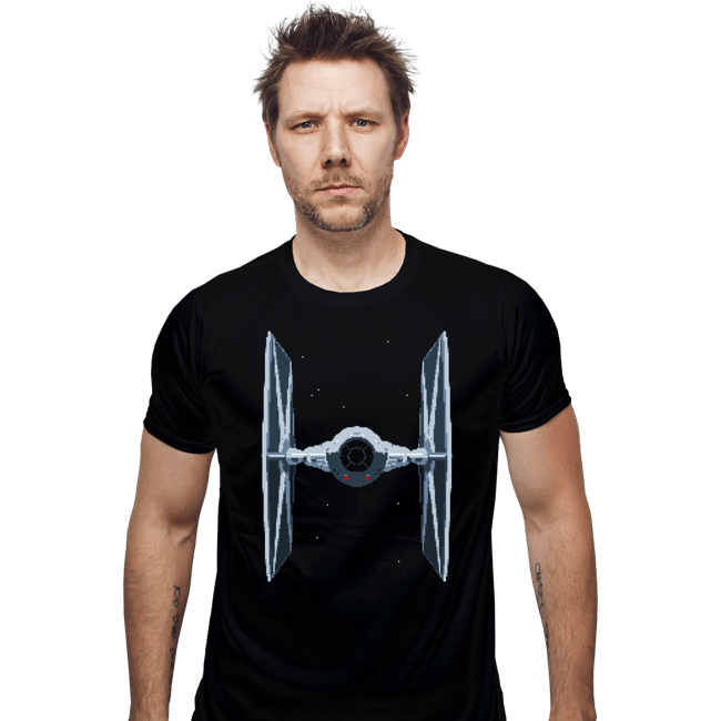 Shirts Fitted Shirts, Mens / Small / Black Pixel Fighter