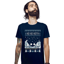 Load image into Gallery viewer, Shirts Fitted Shirts, Mens / Small / Navy Ho Ho Hoth

