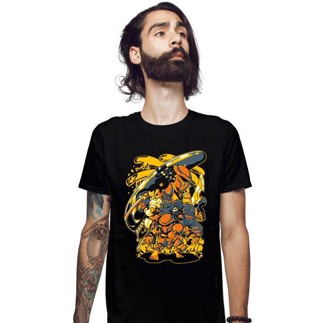 Shirts Fitted Shirts, Mens / Small / Black Alien vs. Predator Arcade Heroes