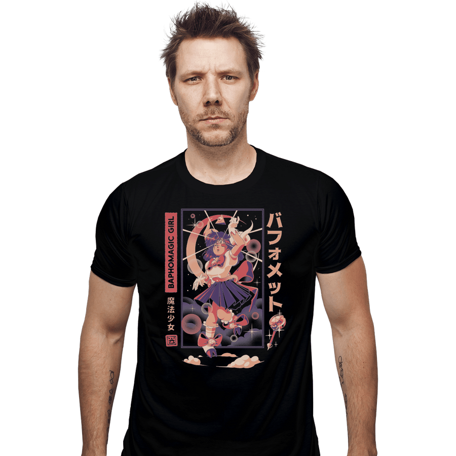 Shirts Fitted Shirts, Mens / Small / Black Baphomagical Girl