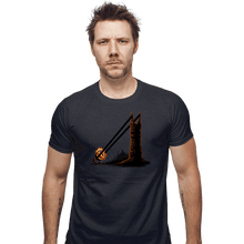 Load image into Gallery viewer, Shirts Fitted Shirts, Mens / Small / Dark Heather Dark Slingshot
