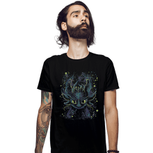 Load image into Gallery viewer, Shirts Fitted Shirts, Mens / Small / Black Fireflies

