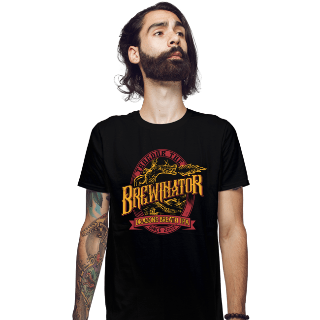 Secret_Shirts Fitted Shirts, Mens / Small / Black The Brewinator