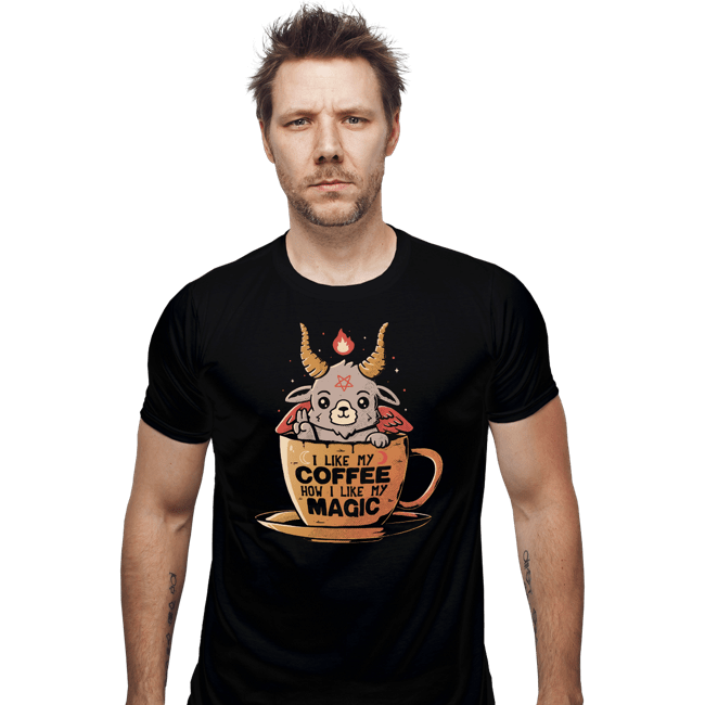 Secret_Shirts Fitted Shirts, Mens / Small / Black Black Coffee Cup