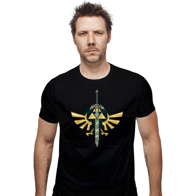 Daily_Deal_Shirts Fitted Shirts, Mens / Small / Black A Master Sword