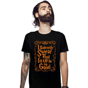 Secret_Shirts Fitted Shirts, Mens / Small / Black Solemnly Swear