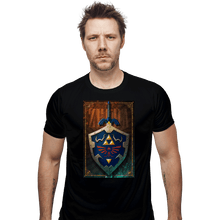 Load image into Gallery viewer, Shirts Fitted Shirts, Mens / Small / Black Legend Of Zelda Poster
