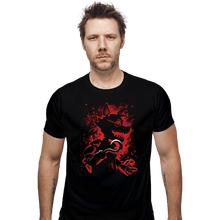 Load image into Gallery viewer, Daily_Deal_Shirts Fitted Shirts, Mens / Small / Black The Animatronic Fox
