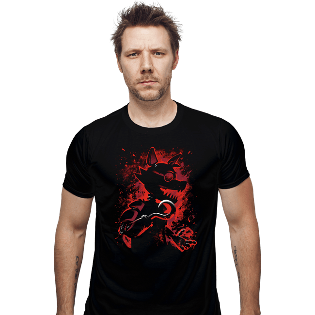 Daily_Deal_Shirts Fitted Shirts, Mens / Small / Black The Animatronic Fox