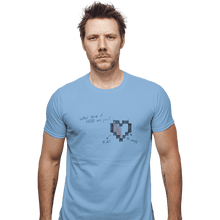 Load image into Gallery viewer, Shirts Fitted Shirts, Mens / Small / Powder Blue Choose Your Side
