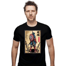 Load image into Gallery viewer, Daily_Deal_Shirts Fitted Shirts, Mens / Small / Black Captain Samurai
