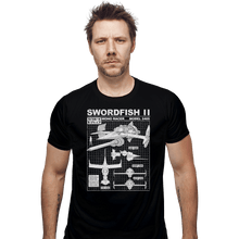 Load image into Gallery viewer, Shirts Fitted Shirts, Mens / Small / Black Swordfish II Deal
