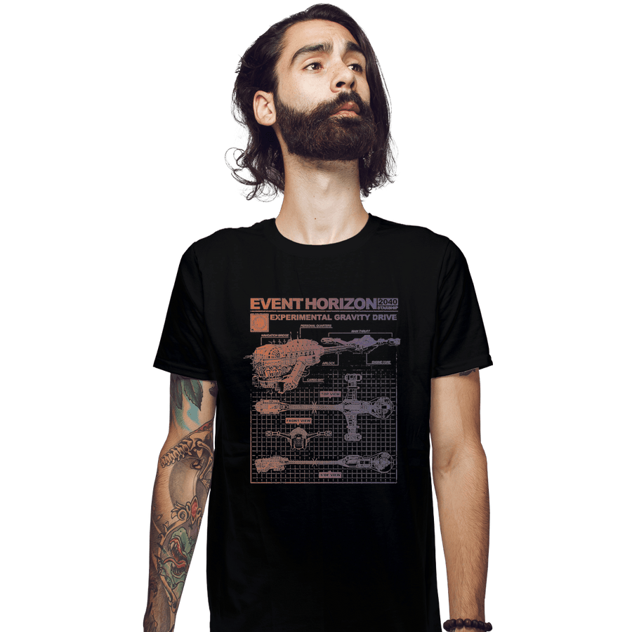 Shirts Fitted Shirts, Mens / Small / Black Event Horizon Specs