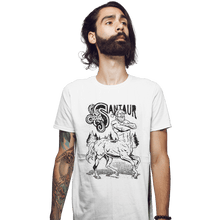 Load image into Gallery viewer, Shirts Fitted Shirts, Mens / Small / White Santaur
