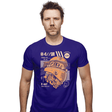 Load image into Gallery viewer, Shirts Fitted Shirts, Mens / Small / Violet Robo Head
