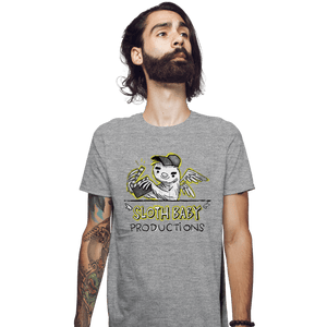 Secret_Shirts Fitted Shirts, Mens / Small / Sports Grey Sloth Baby