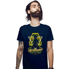 Load image into Gallery viewer, Shirts Fitted Shirts, Mens / Small / Navy Retro Earthbender
