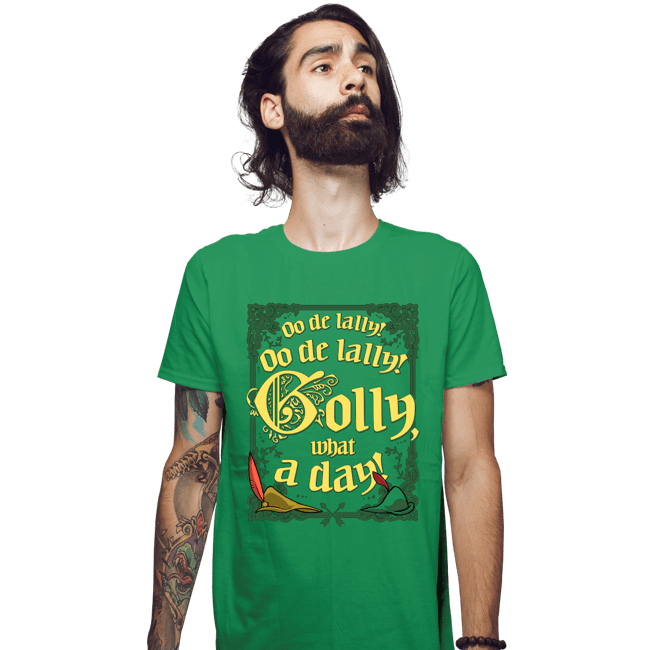 Secret_Shirts Fitted Shirts, Mens / Small / Irish Green Golly, What A Day!