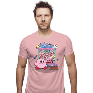 Secret_Shirts Fitted Shirts, Mens / Small / Pink Kirby Gatcha