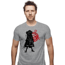 Load image into Gallery viewer, Shirts Fitted Shirts, Mens / Small / Sports Grey Crimson Yonko
