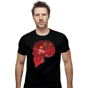 Shirts Fitted Shirts, Mens / Small / Black Akira Skull