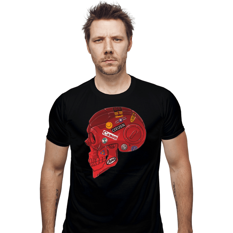 Shirts Fitted Shirts, Mens / Small / Black Akira Skull