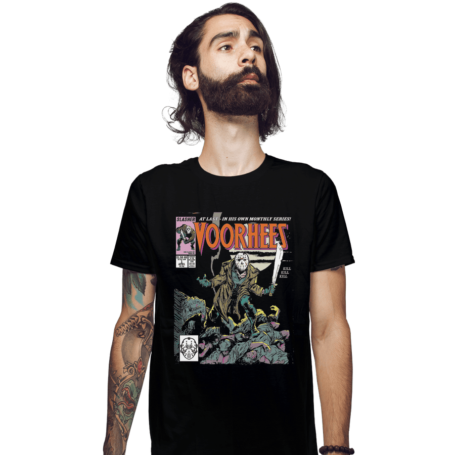 Shirts Fitted Shirts, Mens / Small / Black Voorhees Wolverine