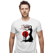 Load image into Gallery viewer, Shirts Fitted Shirts, Mens / Small / White Red Sun In Zanarkland

