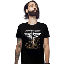 Load image into Gallery viewer, Secret_Shirts Fitted Shirts, Mens / Small / Black Fireflies.
